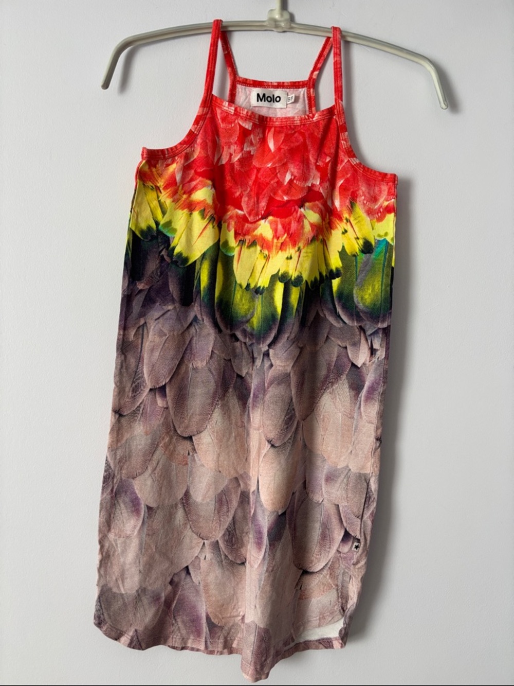 MOLO - feathers dress - sz 7-8